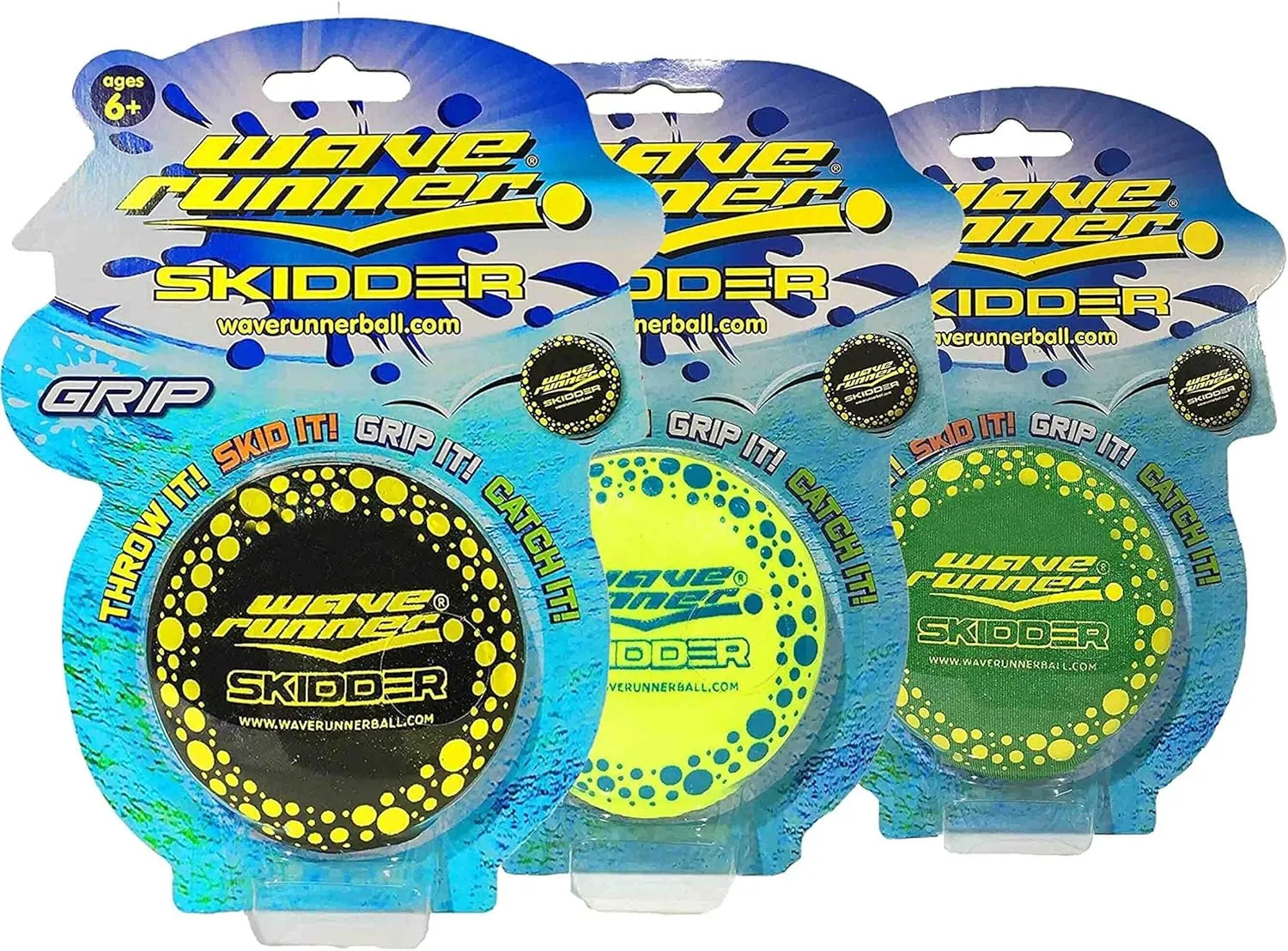 Wave Runner Water Bouncing Frisbee- Disc That Bounces, Skids, and Skips On Water | The Perfect Beach and Pool Toy (Color May Vary)