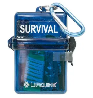 Weather Resistant Survival Kit - 13 piece