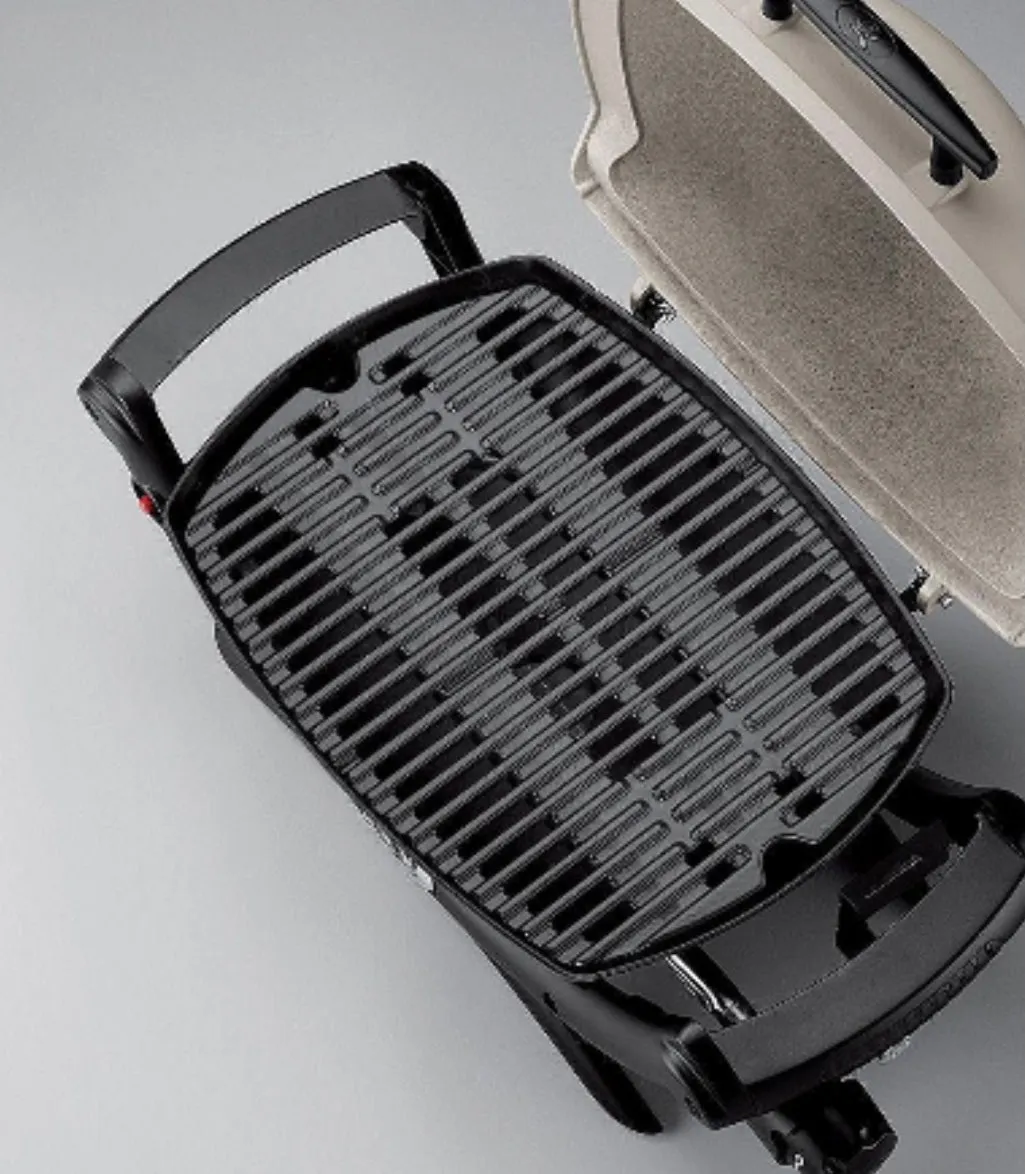 WEBER - Weber Q 1000 Portable BBQ Grill, Propane Gas, Titanium