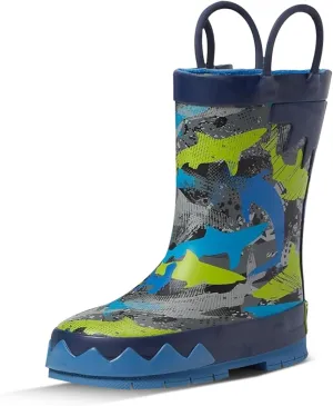Western Chief Rain Boots with Pull on Handles for Toddlers and Kids - Premium Waterproof Boots for Boys and Girls