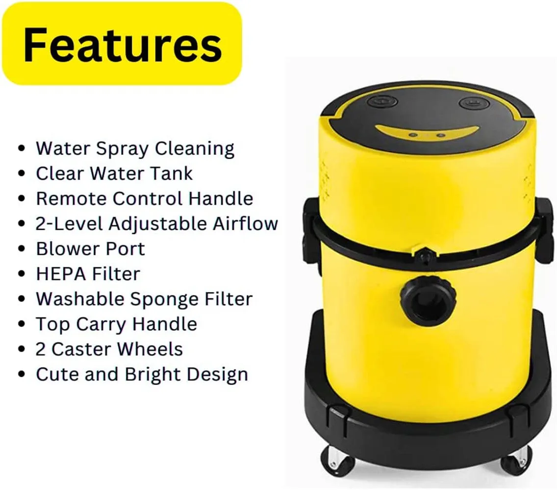 Wet & Dry Cordless HEPA Handheld Vacuum