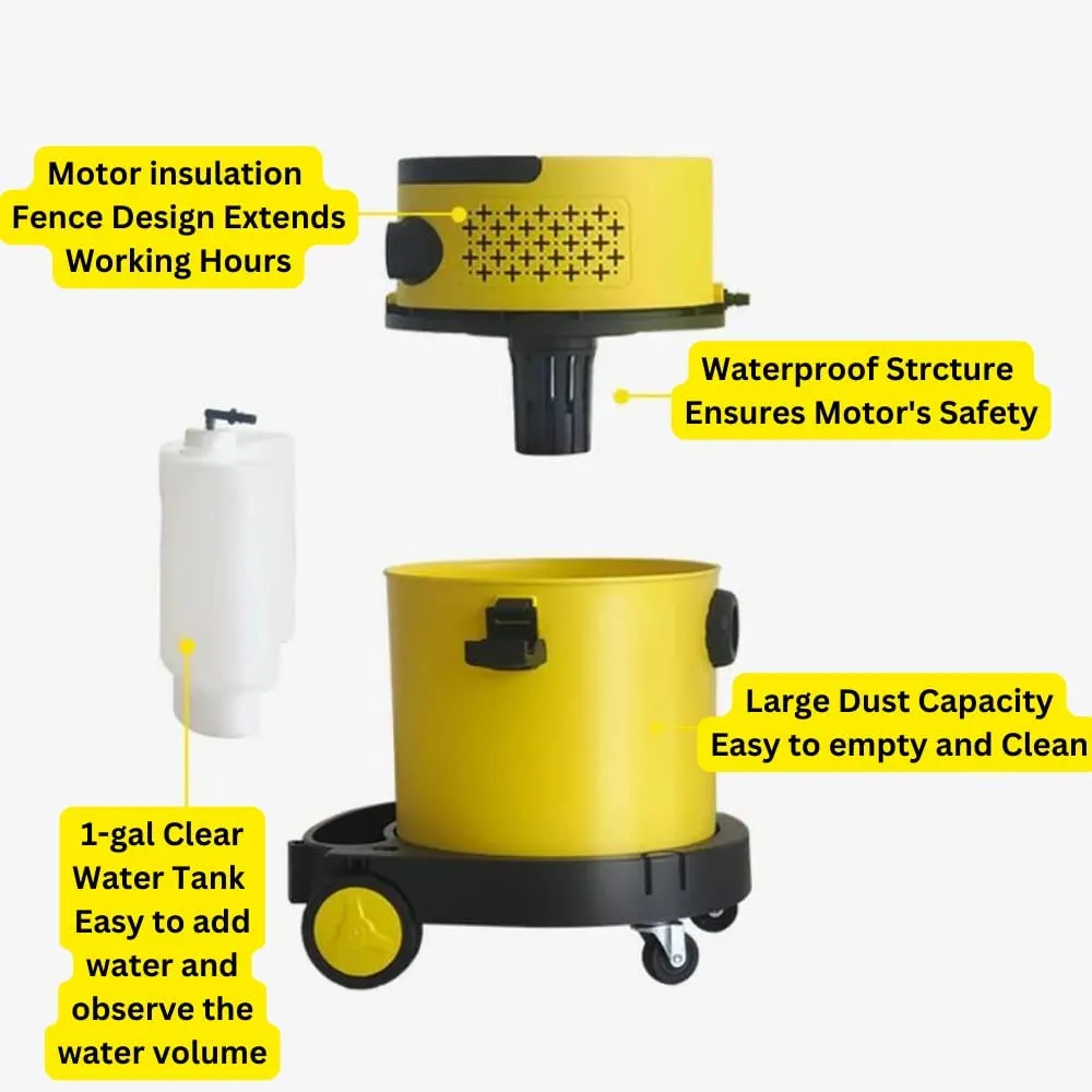 Wet & Dry Cordless HEPA Handheld Vacuum