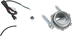 Whirlpool W11365011 Power Cord & Part Number 4396672: Connector Silver, 1 inch