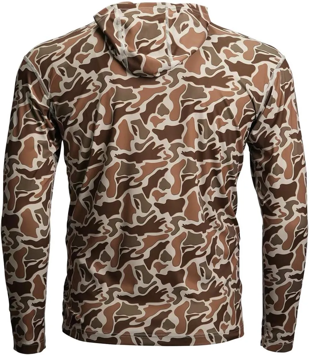 Whitewater Fishing Lightweight Long Sleeve Tech Hoodie with UPF Protection