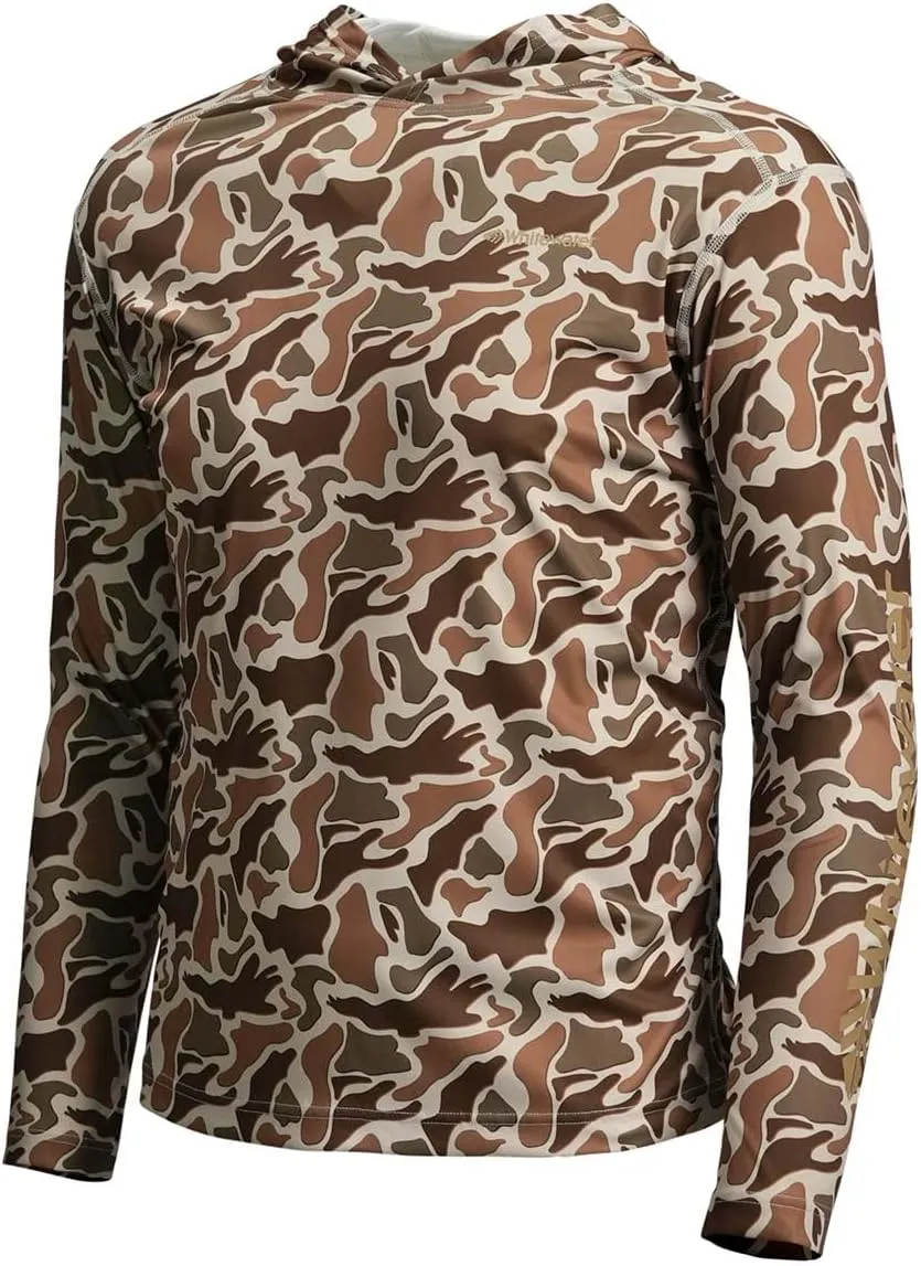 Whitewater Fishing Lightweight Long Sleeve Tech Hoodie with UPF Protection