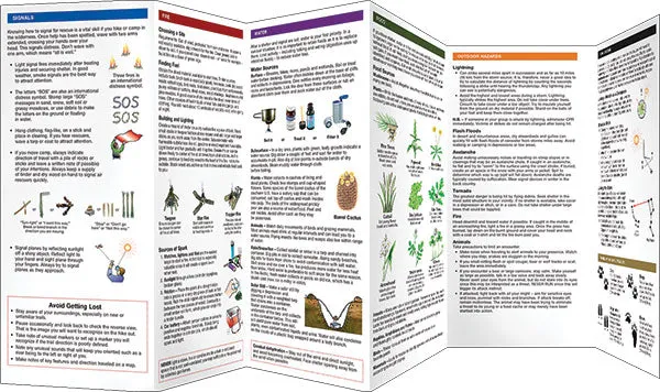 Wilderness Survival Guide (Laminated)