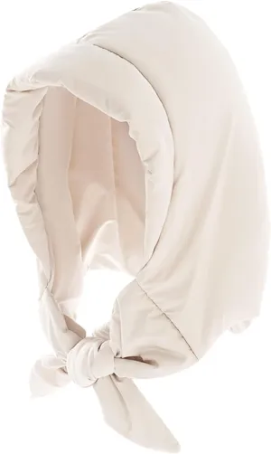 Winter Down Hood Hat Hooded Scarf Hat Extra Warm Tie Under Chin for Women Girls
