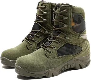 Winter Mens Boots Combat High Boots Outdoor Sport Male Shoes Climb Mountains Cross Country Shoes