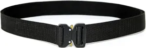 WOLF TACTICAL Heavy Duty Quick-Release EDC Belt - Stiffened 2-Ply 1.5” Nylon Gun Belt for Concealed Carry Holsters