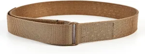 WOLF TACTICAL Heavy Duty Simple EDC Belt - Stiffened 2-Ply 1.5” Nylon Gun Belt for Concealed Carry, Holsters, Pouches