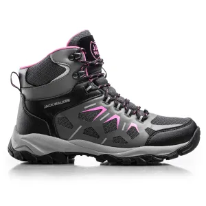Women Waterproof Hiking Boots | Lightweight Walking Shoes Pink JW3005