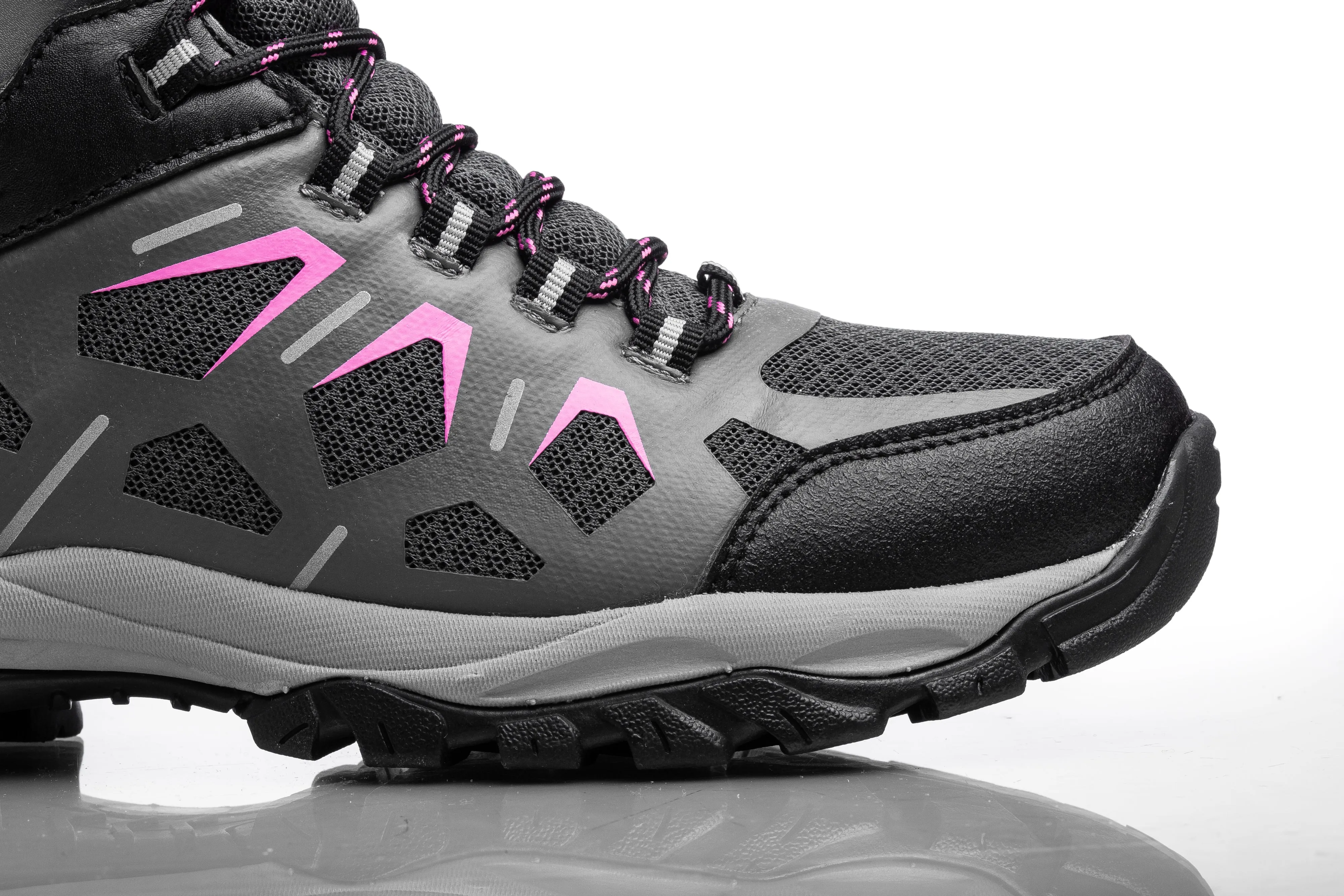 Women Waterproof Hiking Boots | Lightweight Walking Shoes Pink JW3005