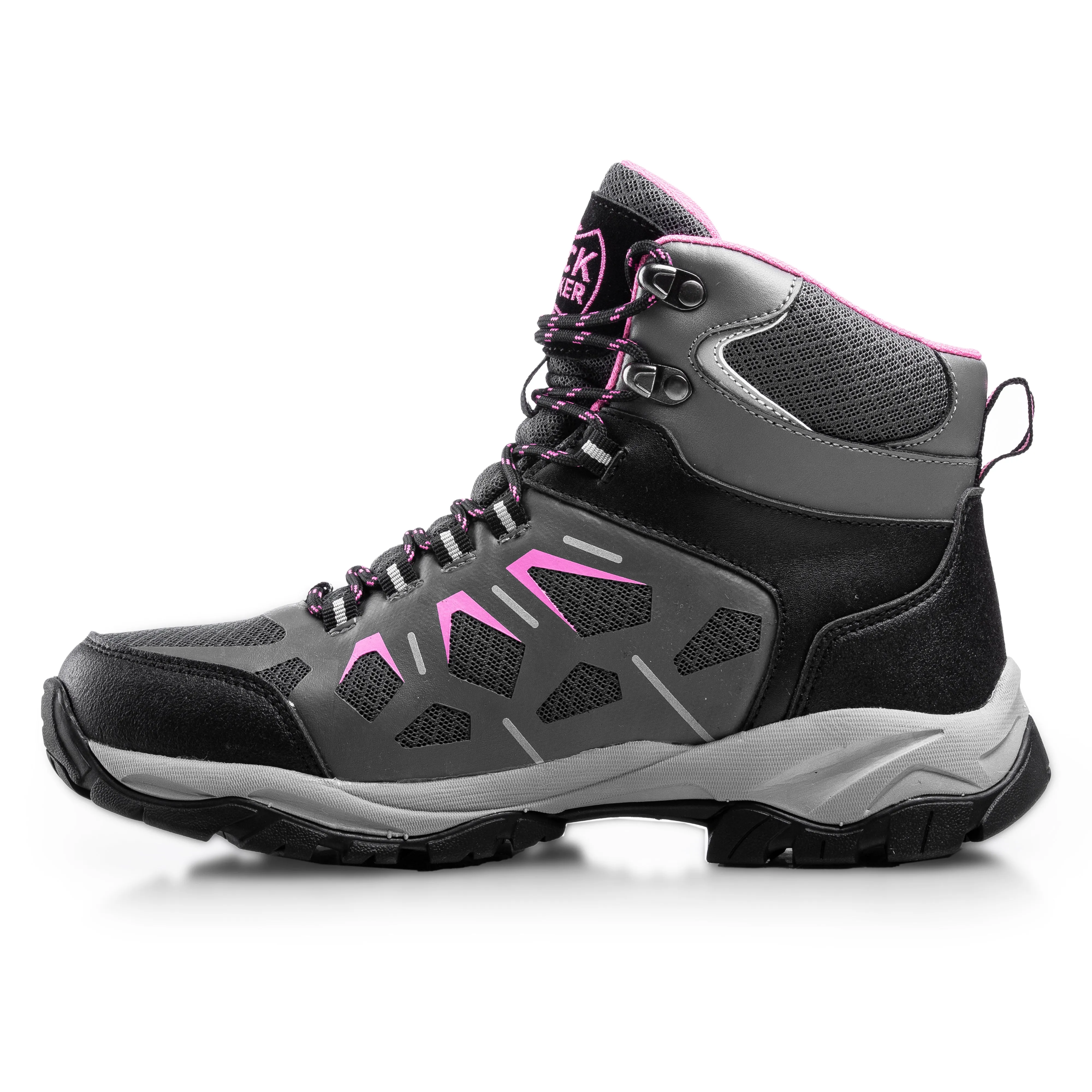 Women Waterproof Hiking Boots | Lightweight Walking Shoes Pink JW3005