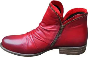 Women's Ankle Boots Booties, Boots for Women Ankle Leather Casual Low Heel Side Zipper Short Booties Walking Shoes