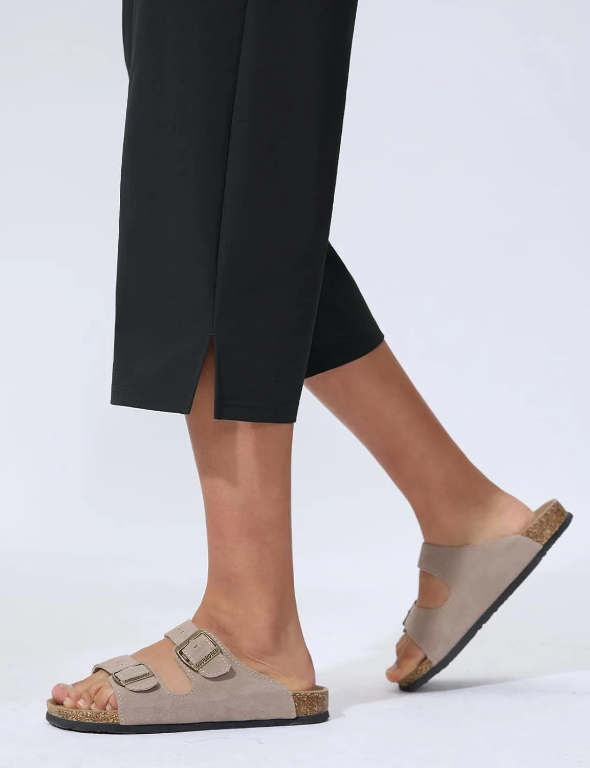 Women's Capri Pants Wide Leg Quick Dry Hiking Capris Water Resistant UPF50 Lightweight Loose Travel