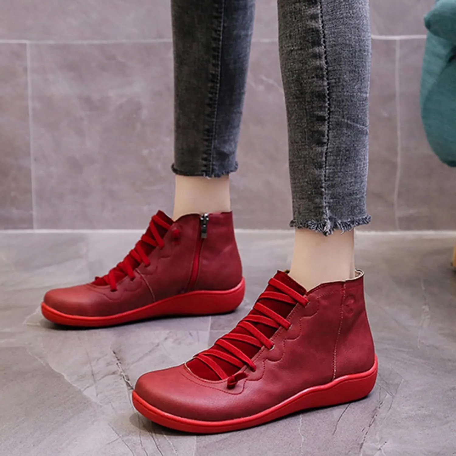 Women's Vintage Ankle Boots, Ankle Booties