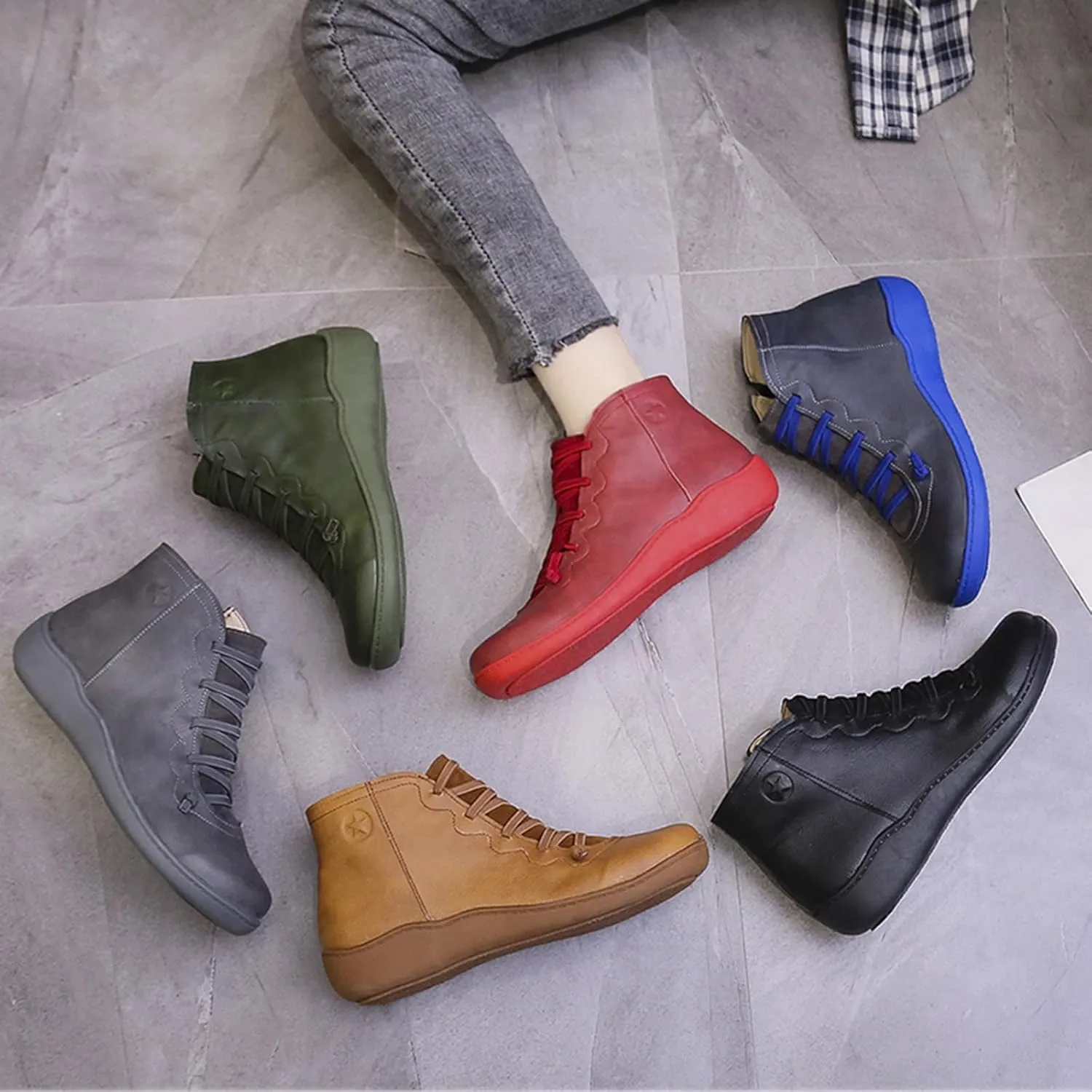 Women's Vintage Ankle Boots, Ankle Booties