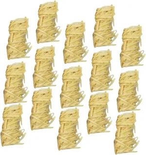 Wooden Firelighters 32 Pack Natural Fire Starters for Grill Campfires Emergency Kits Compact Design