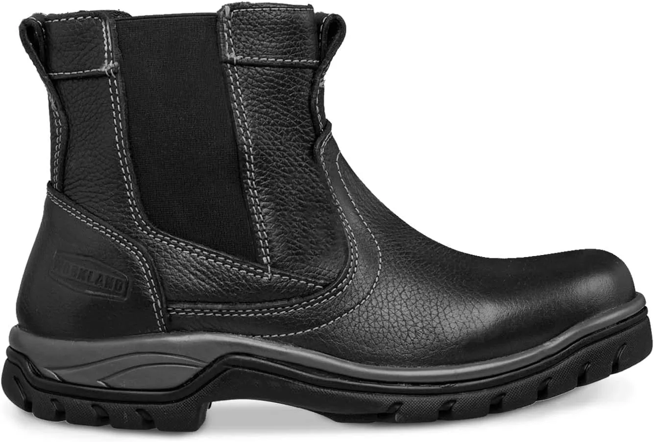 WORKLAND Industrial Work Boots for Mens - Premium Leather Safety Mens Boots - Zapatos de Trabajo para Hombres - Lightweight Slip Resistant Safety Shoes for Men