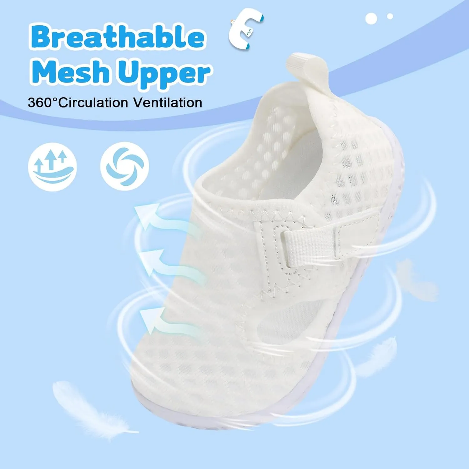 XIHALOOK Toddler Water Shoes for Boys Girls Kids Quick Dry Aqua Skin Barefoot for Beach Swim Pool River