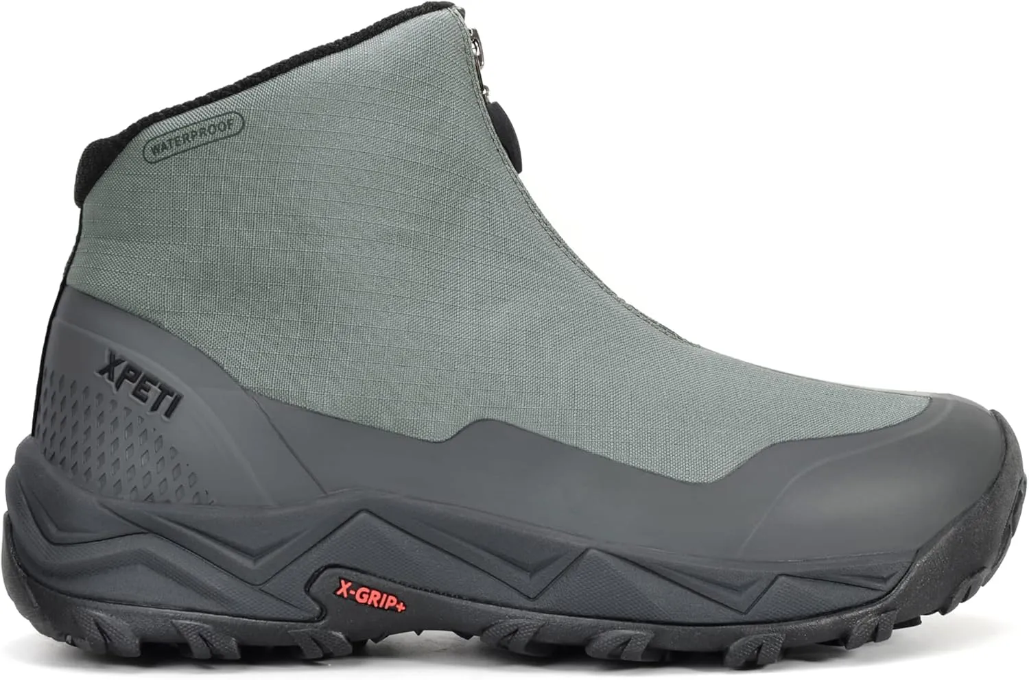 XPETI Men's Coldurban II Front Zip Waterproof Campsite Hiking Boots
