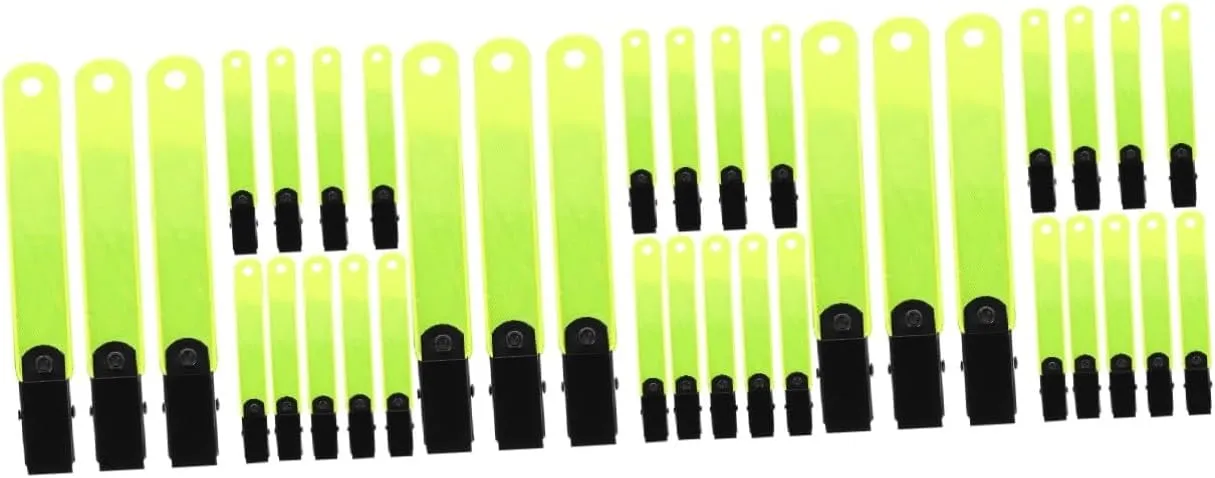 Yardwe Fluorescent Label Holder Arrows Running Light Stand Zip Marker LED Light Bar Police Survey Walking LED