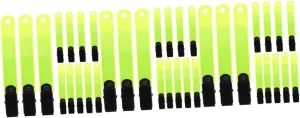 Yardwe Fluorescent Label Holder Arrows Running Light Stand Zip Marker LED Light Bar Police Survey Walking LED