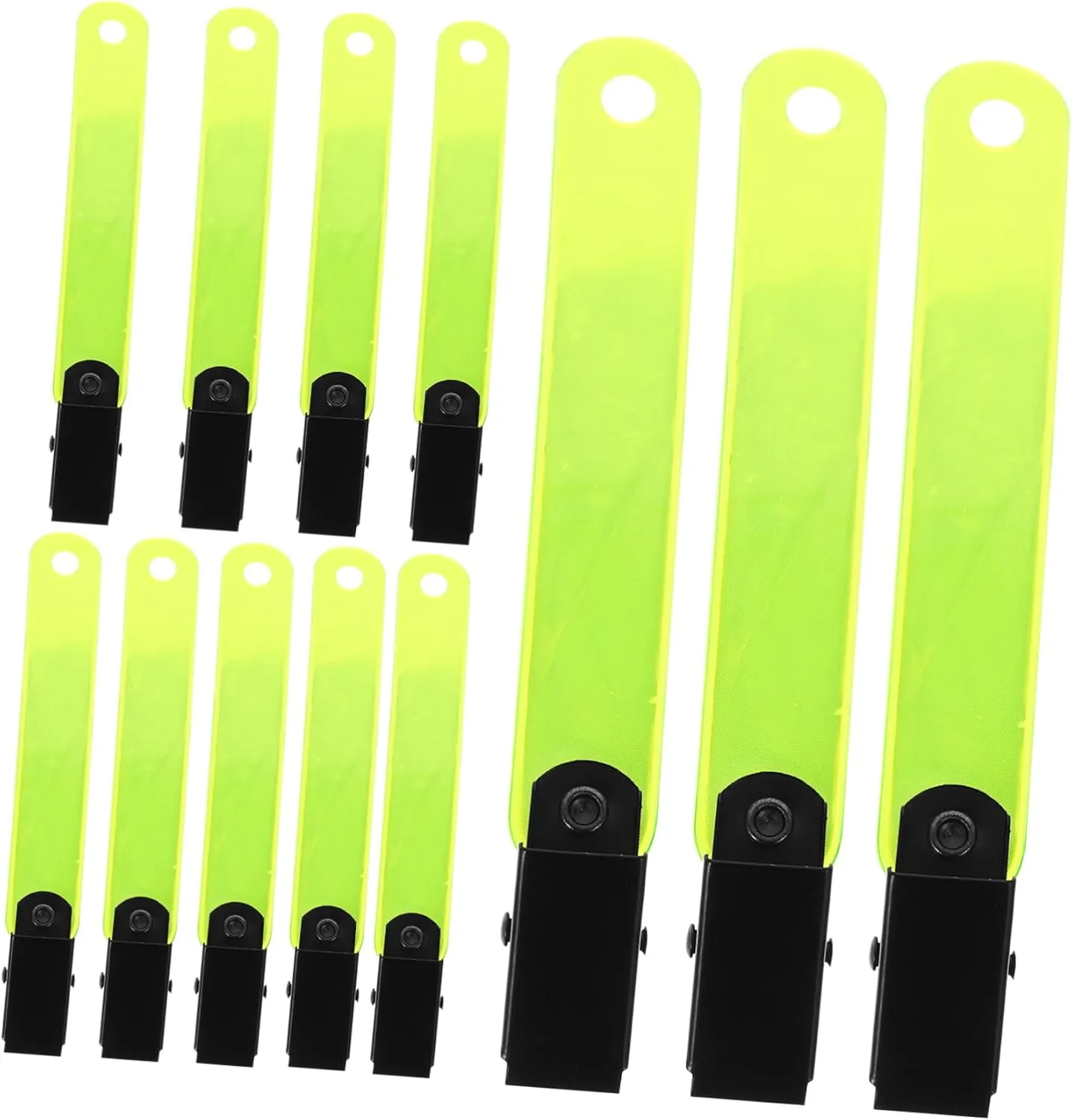 Yardwe Fluorescent Label Holder Arrows Running Light Stand Zip Marker LED Light Bar Police Survey Walking LED