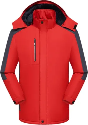 Ymosrh Men's Jackets Hooded Waterproof Windproof Raincoat Jacket Mens, M-4XL