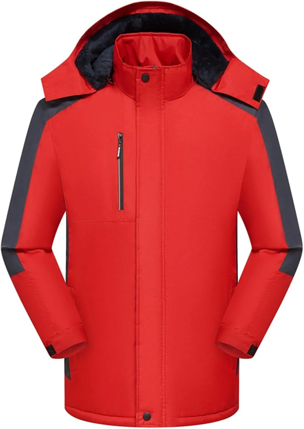 Ymosrh Men's Jackets Hooded Waterproof Windproof Raincoat Jacket Mens, M-4XL