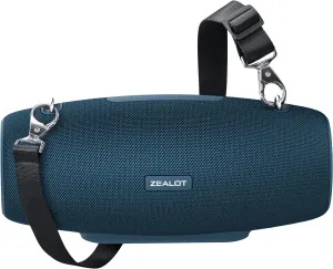 ZEALOT Bluetooth Speaker, Speakers Bluetooth Wireless Loud,75W Waterproof Portable Speaker with 14400MAh Battery,20H Play,EQ,Deep Bass,Stereo,Outdoor Speakers for Party,Beach,Camping,Blue