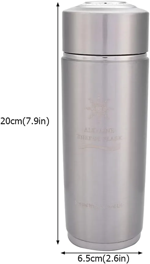 ZJchao Hydrated Water Bottle, Water Generator Energy Water Bottle Portable Nano Balance Bottle Nano Cup Nano Energy Bottle Smart Water Bottle for Outdoor Gym Fitness (Silver)